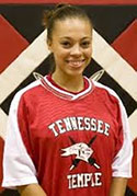 photo of amber playing basketball